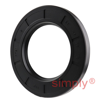 45x75x8mm Nitrile Rubber Single Lip Rotary Shaft Oil Seal with Garter Spring SC / R21