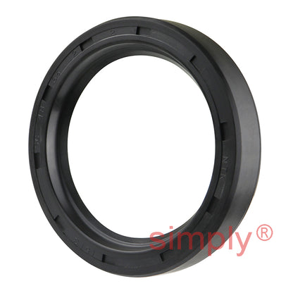 48x65x12mm Nitrile Rubber Single Lip Rotary Shaft Oil Seal with Garter Spring SC / R21