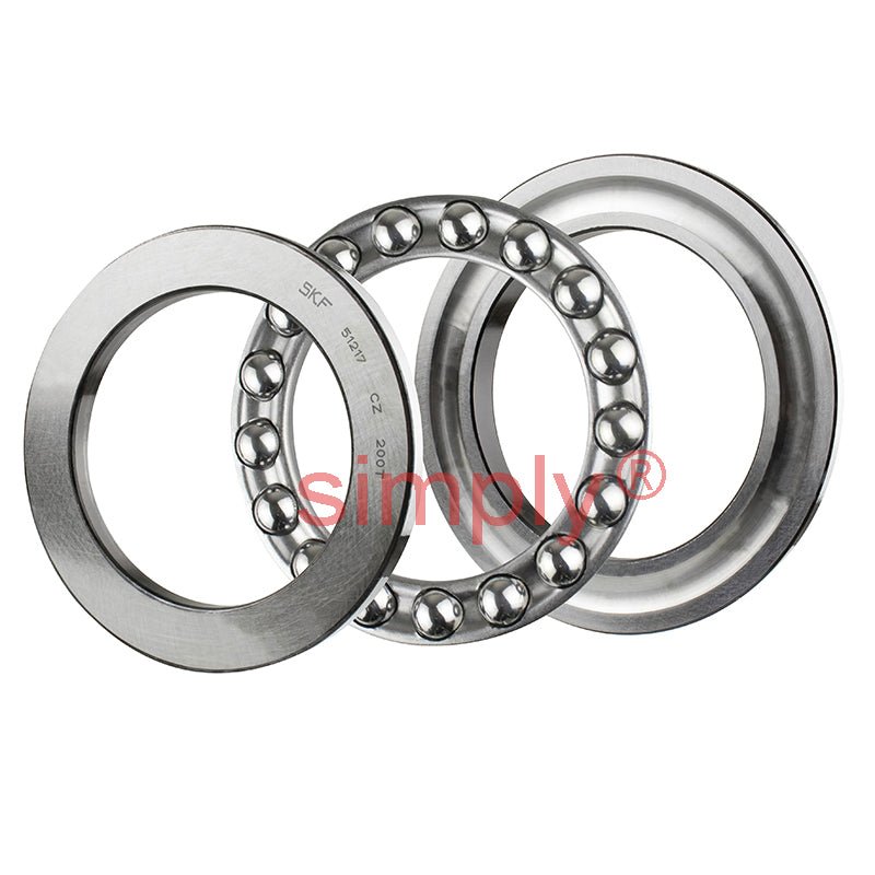 SKF 51217 Single Thrust Ball Bearing 85x125x31mm
