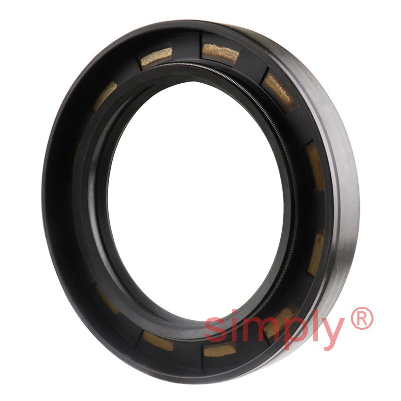 52x75x12DC Metric Fork and Damper Nitrile Rubber Oil Seal with 2 Opposite Facing Individually Sprung Sealing Lips