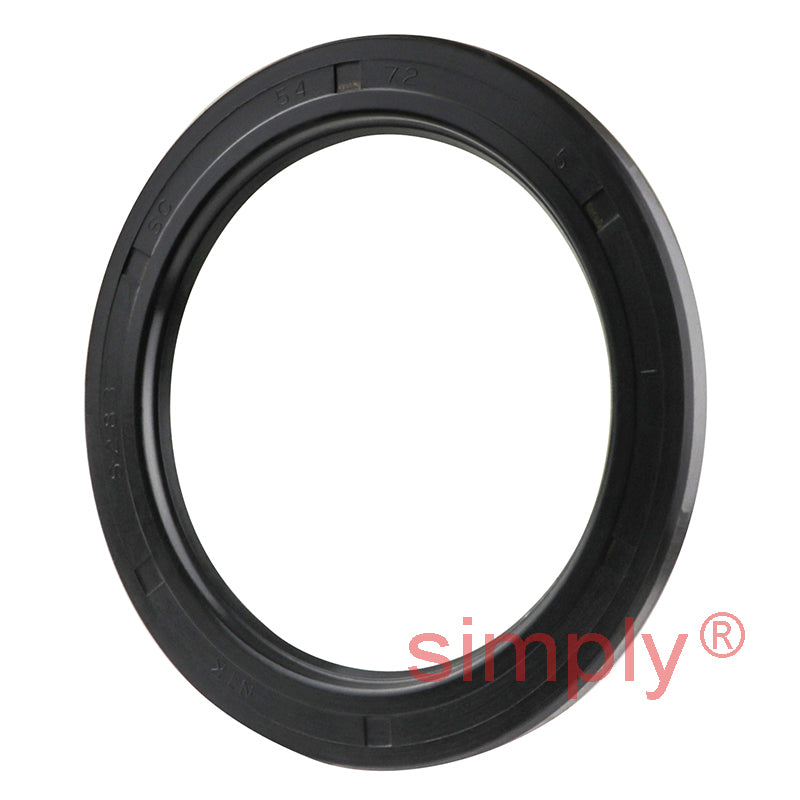 54x72x5mm Nitrile Rubber Single Lip Rotary Shaft Oil Seal SC / R21