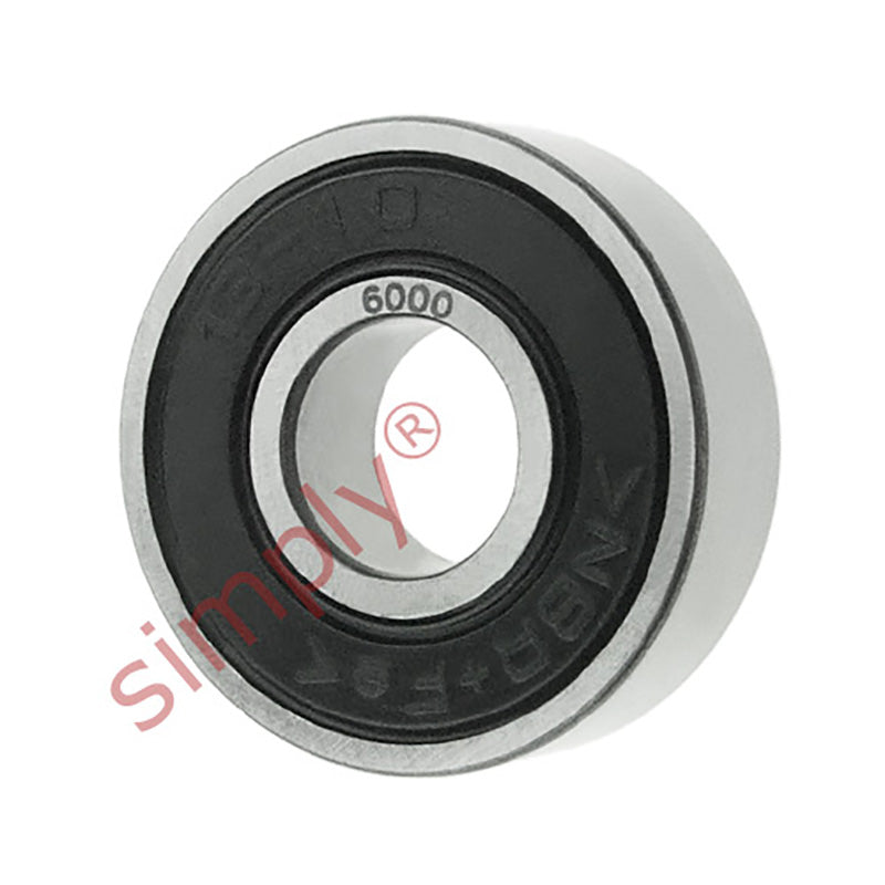 60002RSC3 Budget Rubber Sealed Deep Groove Ball Bearing 10x26x8mm