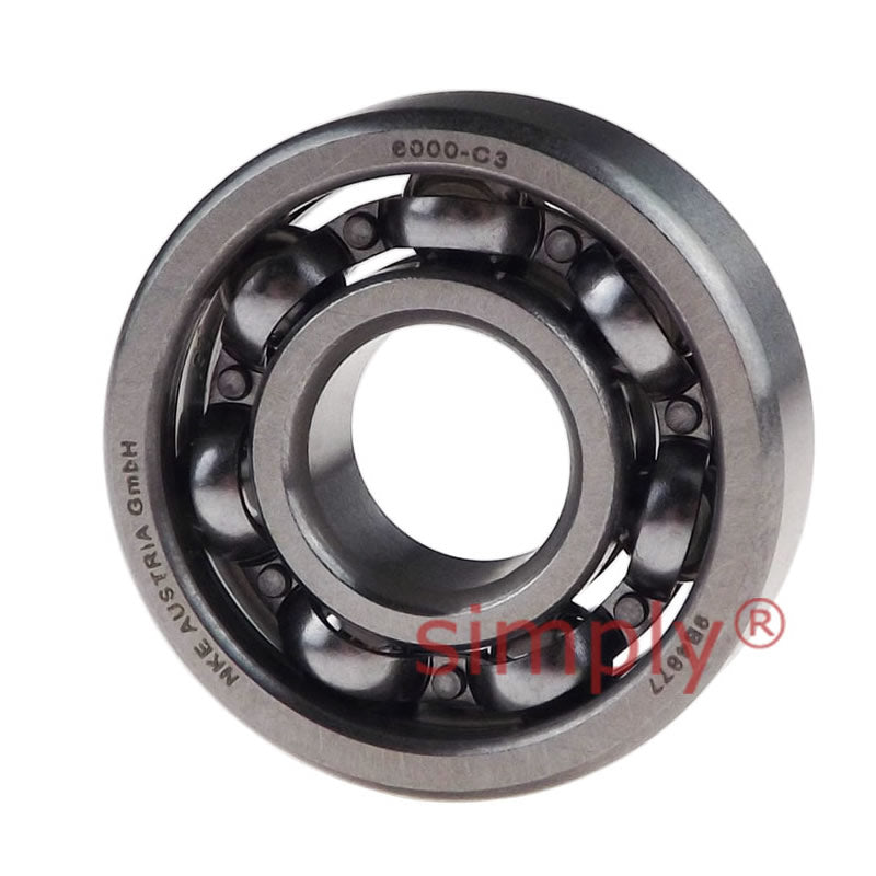 NKE 6000C3 Open Deep Groove Ball Bearing 10x26x8mm