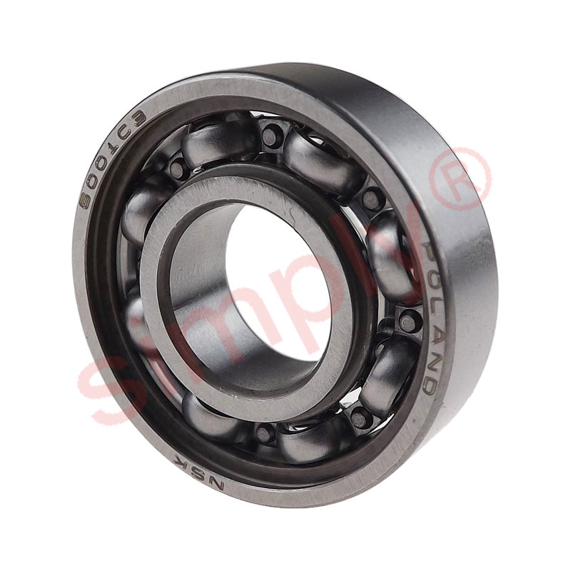 Major Brand 6001C3 Open Deep Groove Ball Bearing 12x28x8mm