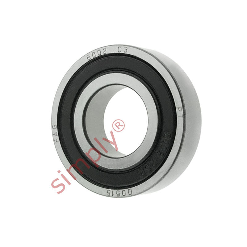 FAG 60022RSRC3 Rubber Sealed Deep Groove Ball Bearing 15x32x9mm