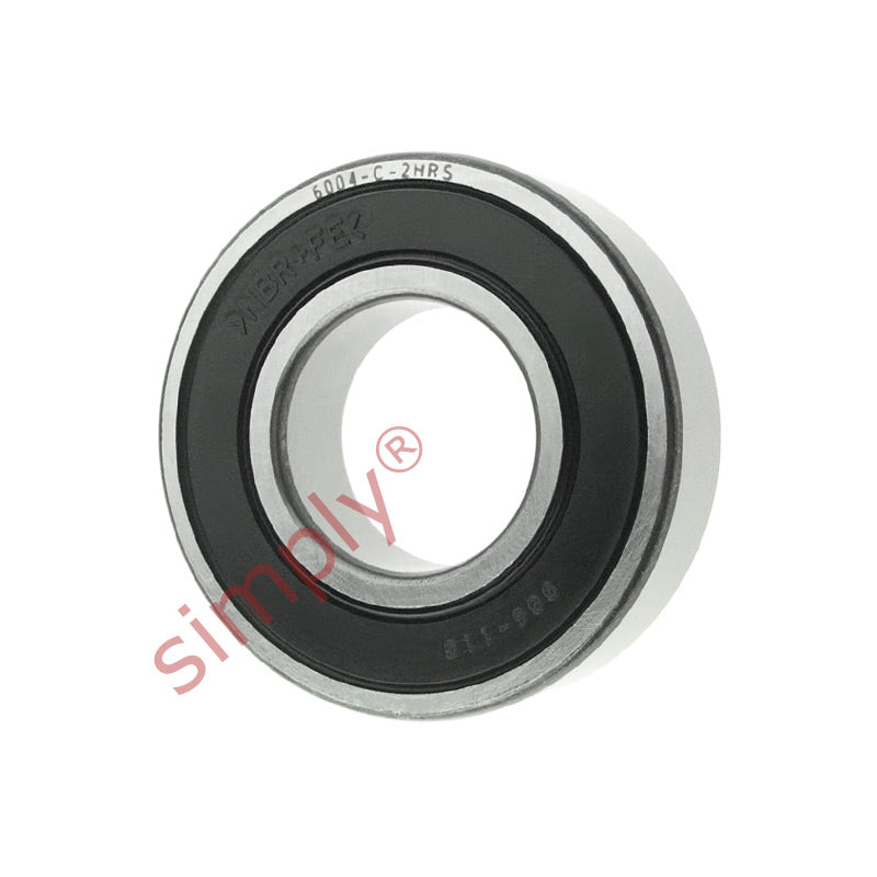 60042RSC3 Budget Rubber Sealed Deep Groove Ball Bearing 20x42x12mm