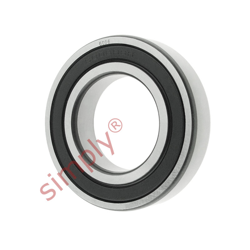 60062RSC3 Budget Rubber Sealed Deep Groove Ball Bearing 30x55x13mm
