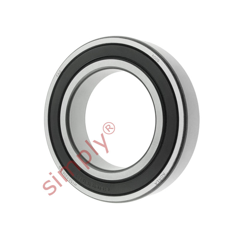 FAG 60092RSR Rubber Sealed Deep Groove Ball Bearing 45x75x16mm