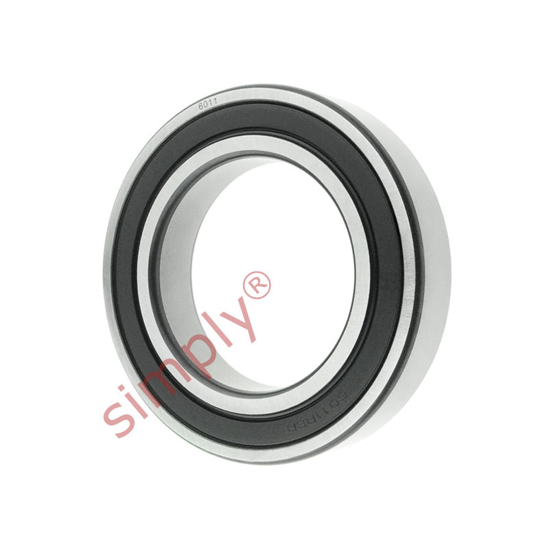60112RS Budget Rubber Sealed Deep Groove Ball Bearing 55x90x18mm