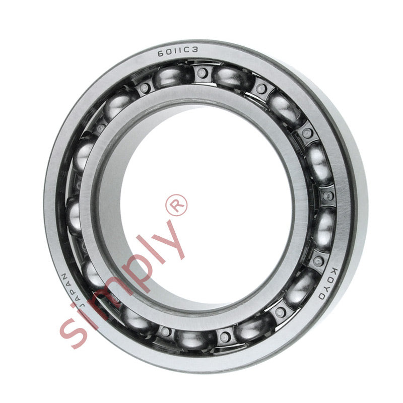 KOYO 6011C3 Open Deep Groove Ball Bearing 55x90x18mm