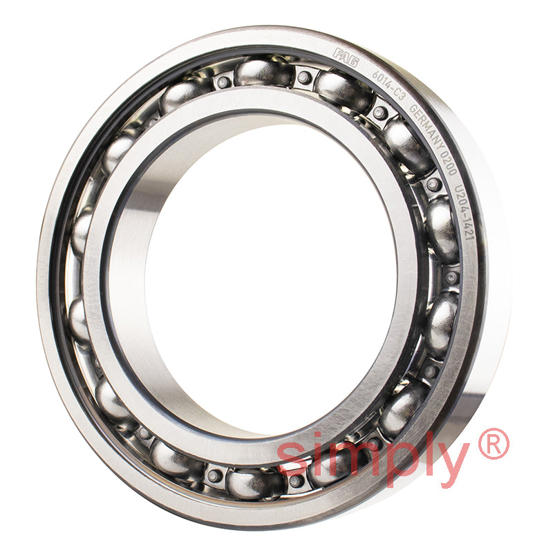 Major Brand 6014C3 Open Deep Groove Ball Bearing 70x110x20mm