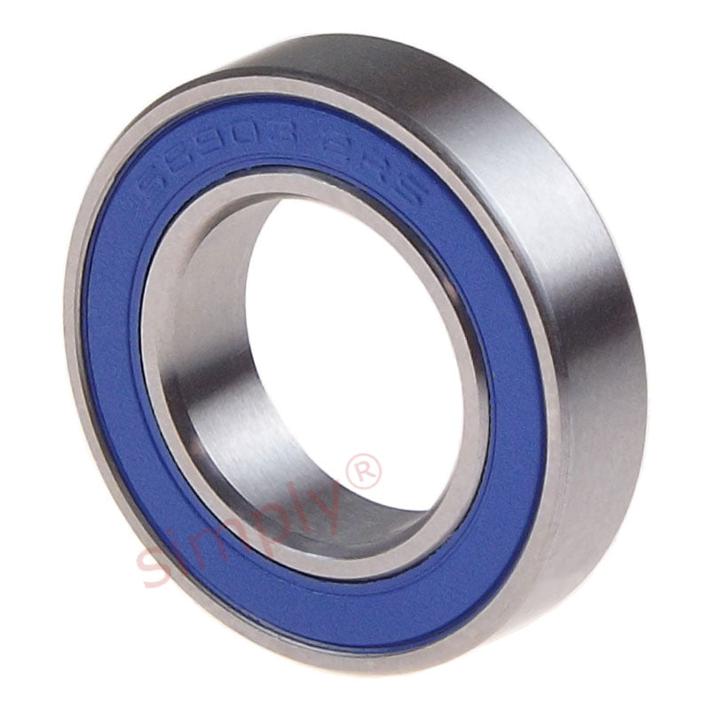 619032RS Budget Rubber Sealed Ceramic Hybrid Thin Section Deep Groove Ball Bearing 17x30x7mm