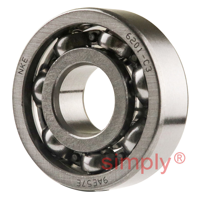 NKE 6201C3 Open Deep Groove Ball Bearing 12x32x10mm