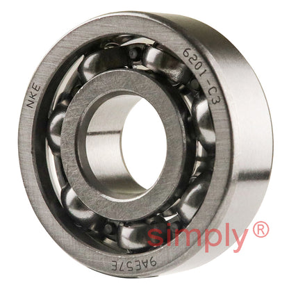 NKE 6201C3 Open Deep Groove Ball Bearing 12x32x10mm
