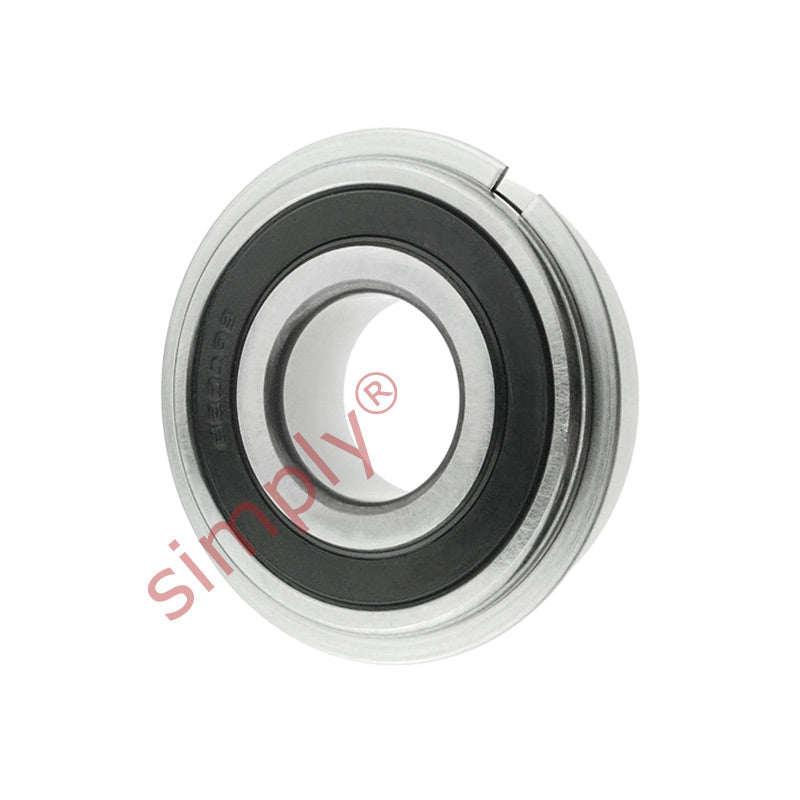 Major Brand 62042RSNR Rubber Sealed Snap Ring Deep Groove Ball Bearing 20x47x14mm 