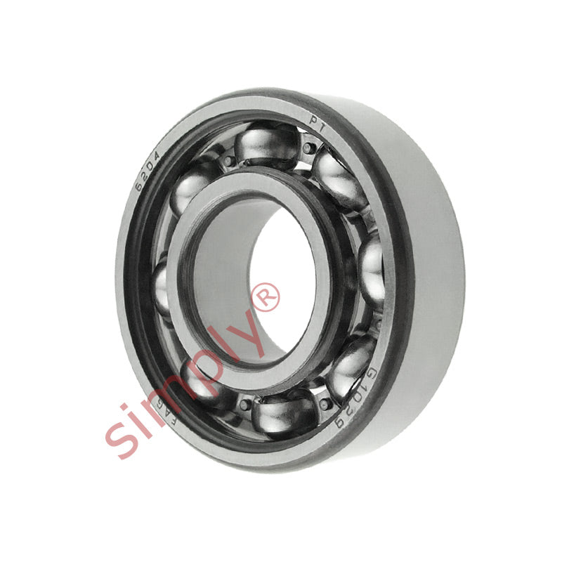FAG 6204 Open Deep Groove Ball Bearing 20x47x14mm