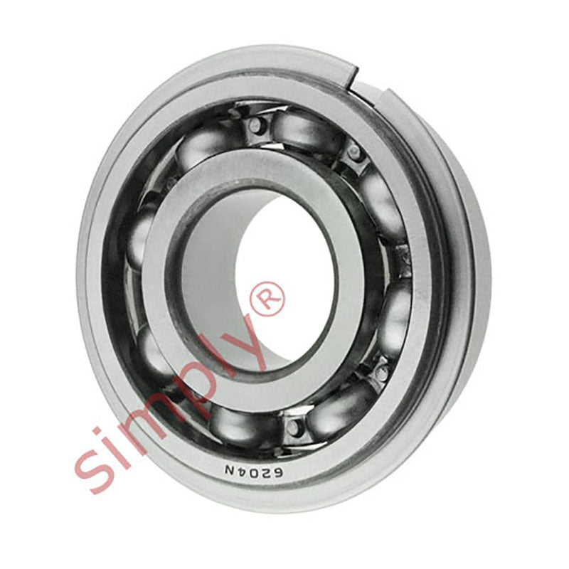 6204NR Deep Groove Ball Bearing with Snap Ring 20x47x14mm