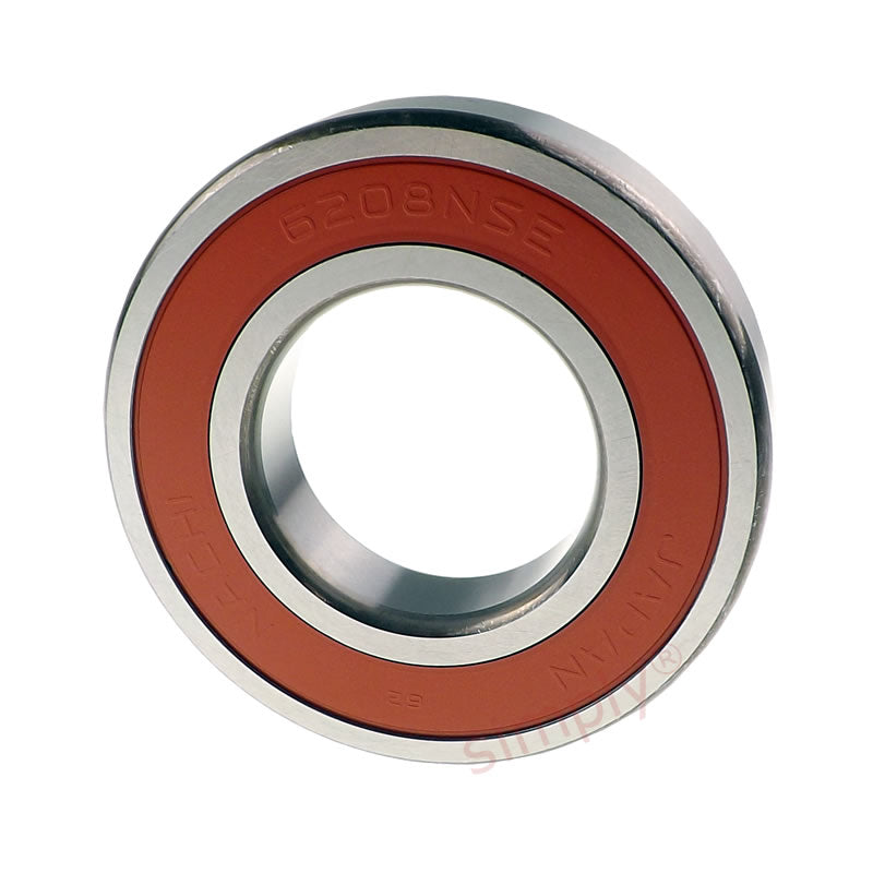 NACHI 62082NSE Contact Rubber Sealed Deep Groove Ball Bearing 40x80x18mm