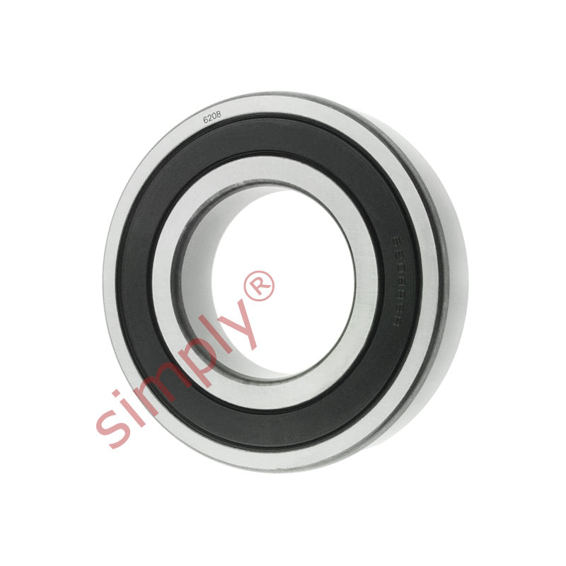 62082RS Budget Rubber Sealed Deep Groove Ball Bearing 40x80x18mm