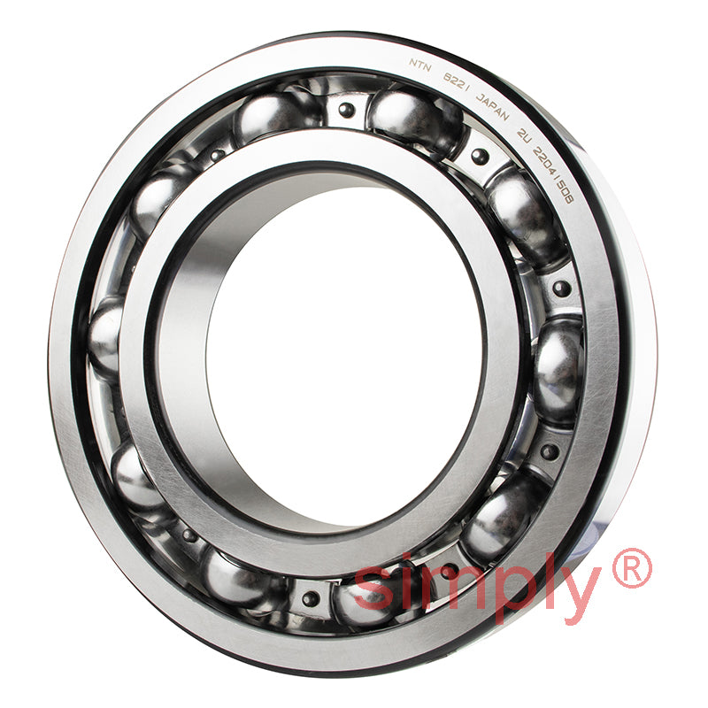 NTN 6221 Open Type Deep Groove Ball Bearing 105x190x36mm