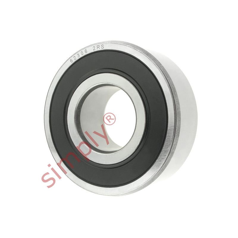 FAG 623062RSR Rubber Sealed Deep Groove Ball Bearing 30x72x27mm
