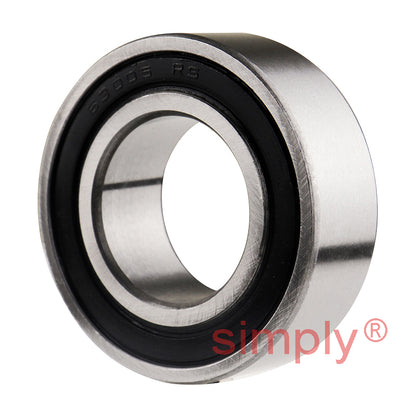 630052RS Budget Rubber Sealed Deep Groove Ball Bearing 25x47x16mm