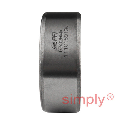 6302RMX Deep Groove Ball Bearing 10.3x44x16.16mm