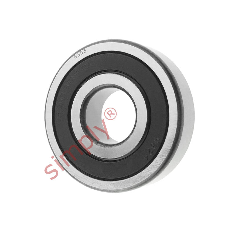 63032RS Budget Rubber Sealed Deep Groove Ball Bearing 17x47x14mm