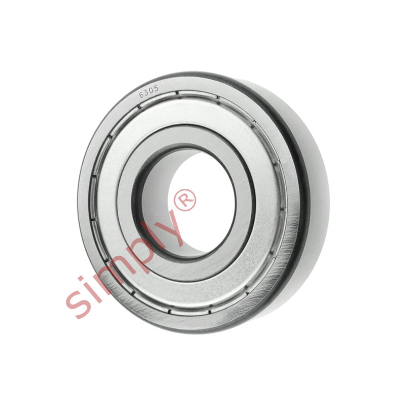 6305ZZC3 Budget Metal Shielded Deep Groove Ball Bearing 25x62x17mm