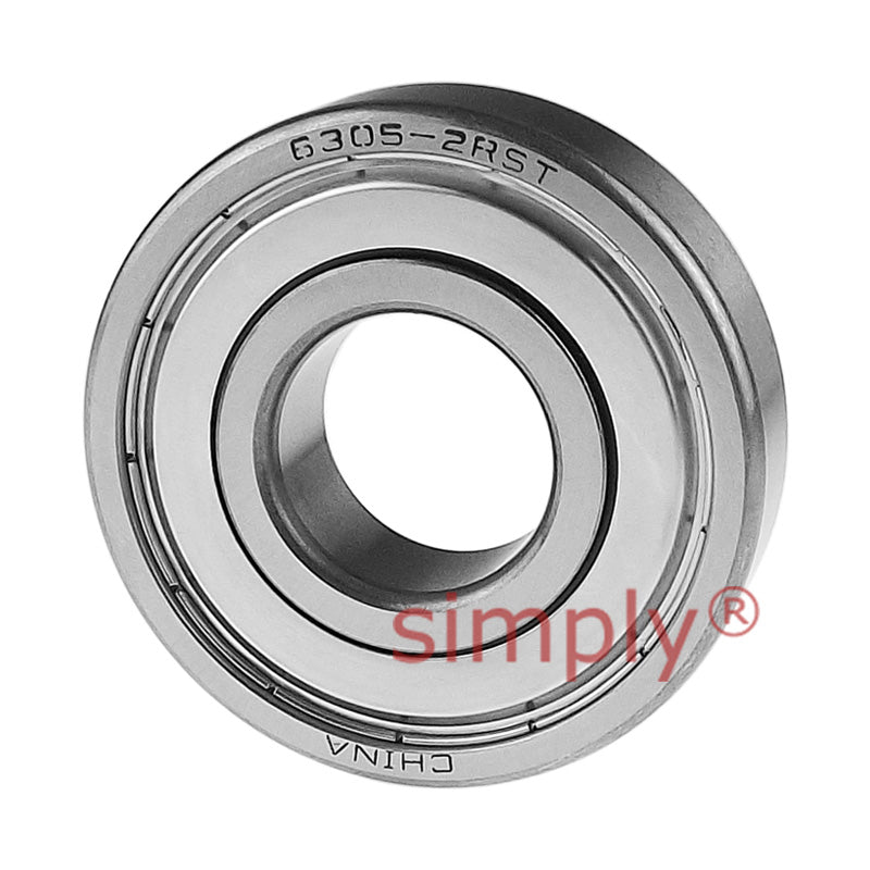 Major Brand 63052RSTFP TURFXTREME Lawn and Garden XTREME Rubber Sealed with Metal Shield Deep Groove Ball Bearing 25x62x17mm