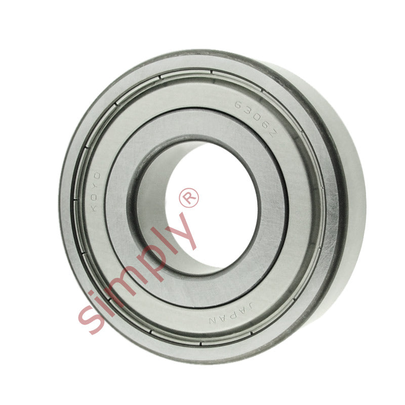 KOYO 63062Z Metal Shielded Deep Groove Ball Bearing 30x72x19mm