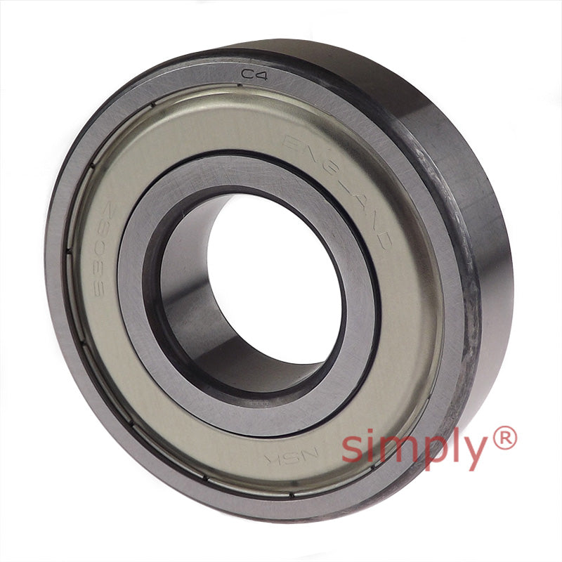 NSK 6306ZZC4 Metal Shielded Deep Groove Ball Bearing 30x72x19mm