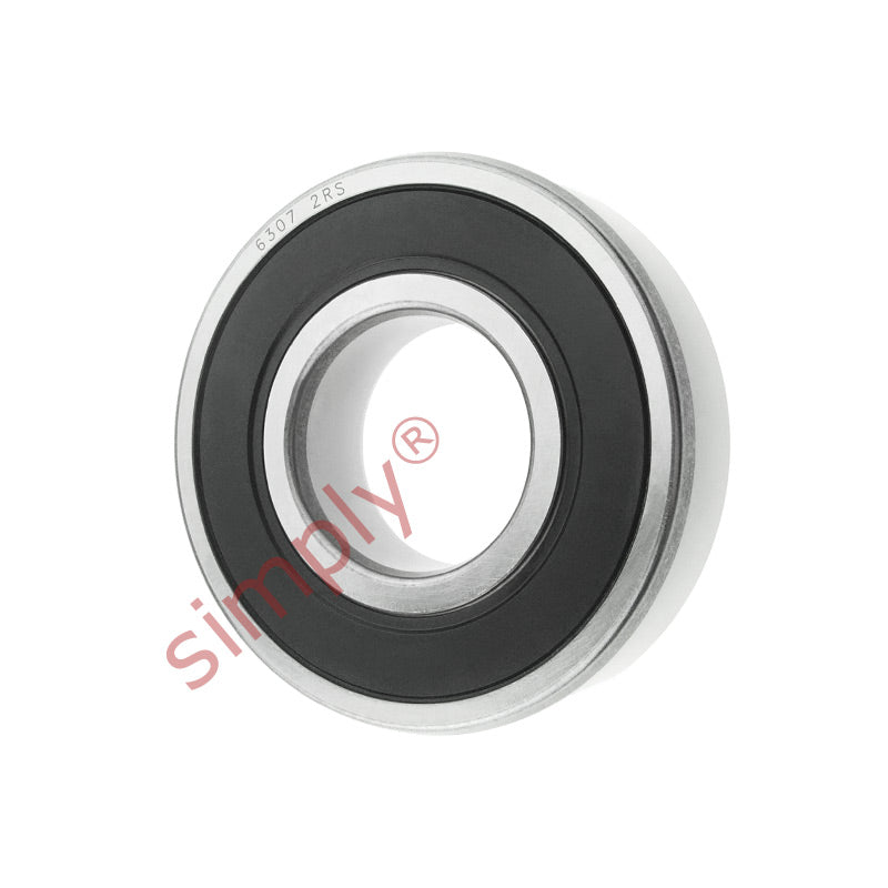 63072RS Budget Rubber Sealed Deep Groove Ball Bearing 35x80x21mm