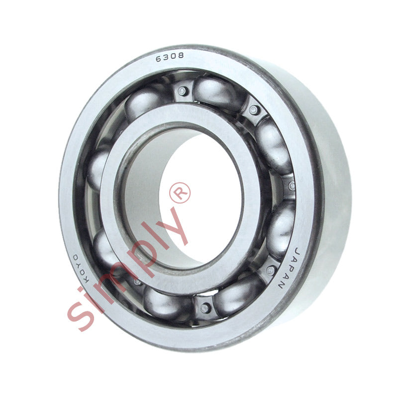 KOYO 6308 Open Deep Groove Ball Bearing 40x90x23mm