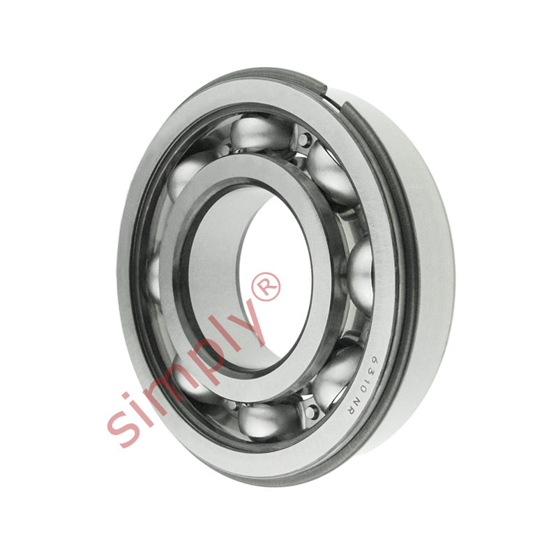 6310NR Deep Groove Ball Bearing with Snap Ring 50x110x27mm