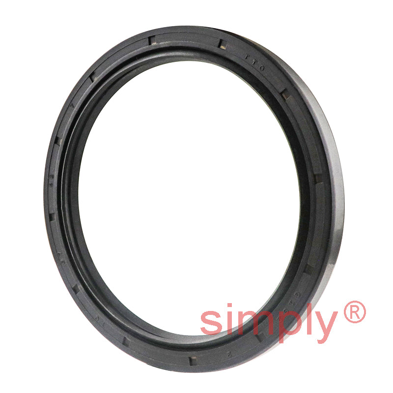 67x82x7mm Nitrile Rubber Double Lip Rotary Shaft Oil Seal with Garter Spring TC / R23