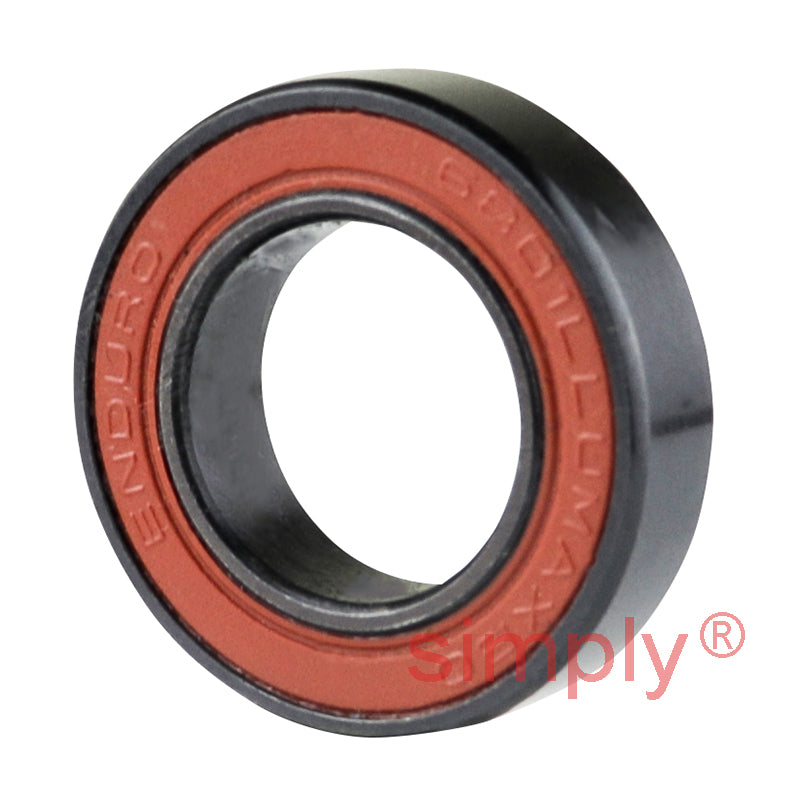 ENDURO 6801LLUMAXBO Rubber Sealed Max Type Black Oxide Deep Groove Bearing 12x21x5mm