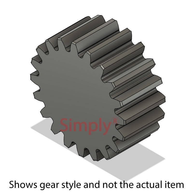 SS60/16B Unbored Metric EN8 Spur Gear 16 Tooth 6 Mod
