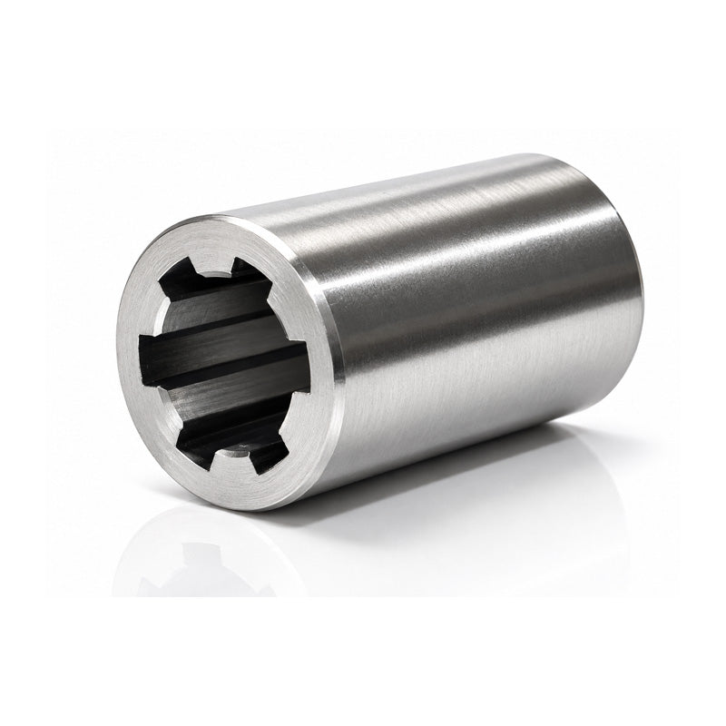 Branded SPH25X21X5 Metric Steel Splined Bush with 6 Splines 21x35.75x45mm - Allow 2-3 Days