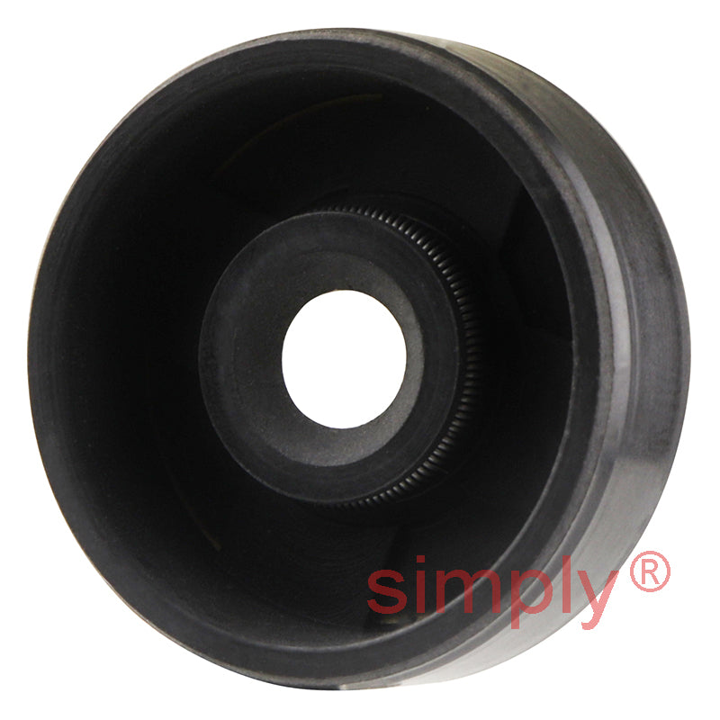 6x25x8mm Nitrile Rubber Single Lip Rotary Shaft Oil Seal with Garter Spring SC / R21