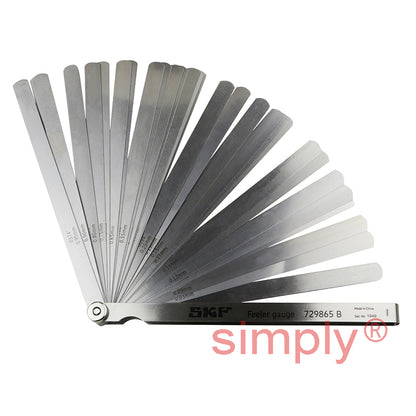 SKF 729865B Feeler Gauge 29 Blades of 200mm (8 in.) Length