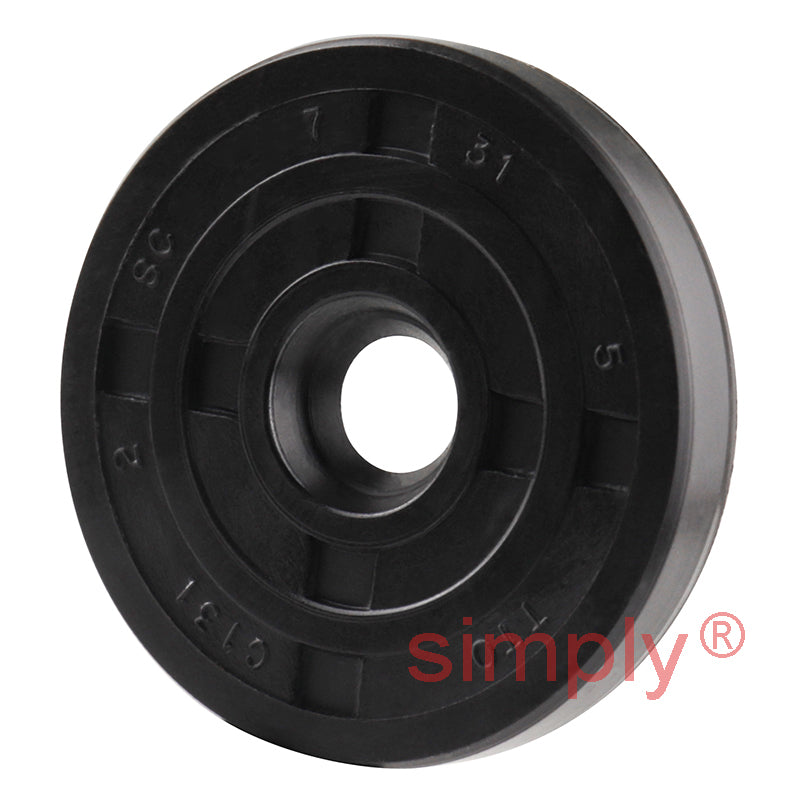 7x31x5mm Nitrile Rubber Single Lip Rotary Shaft Oil Seal SC / R21