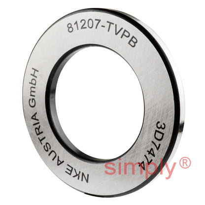 Major Brand 81207TN Cylindrical Roller Thrust Bearing with Nylon Cage 35x62x18mm