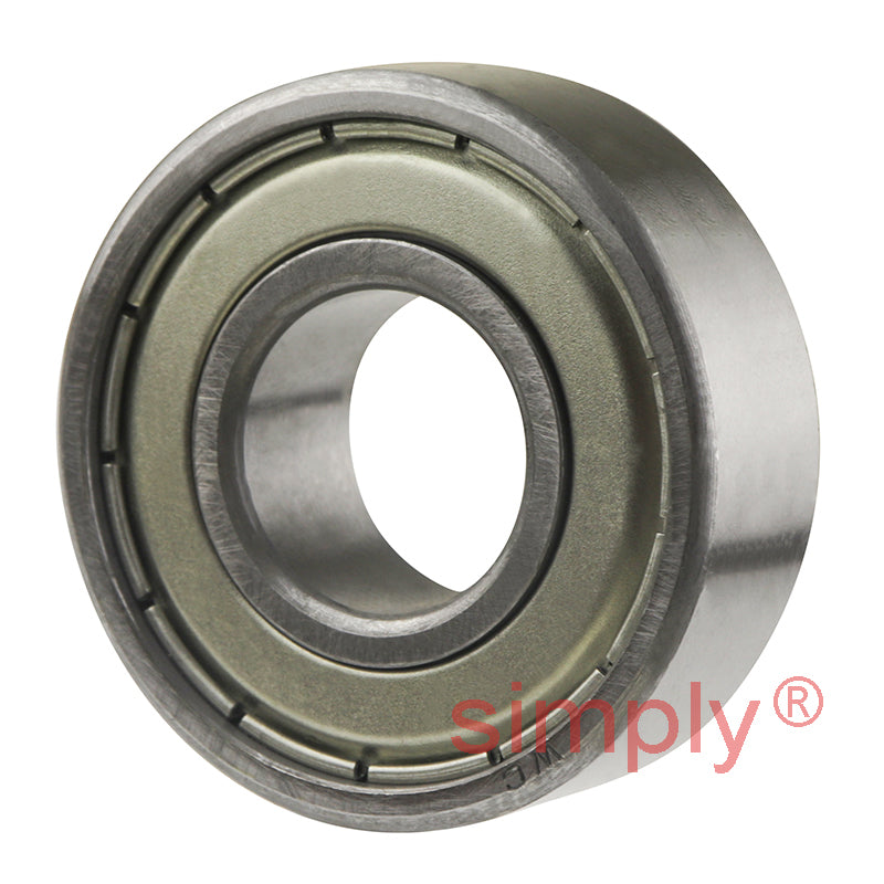 87504X Deep Groove Ball Bearing with Flush Inner Ring Felt Front Seal and Steel Back Seal 20x47x15.88mm