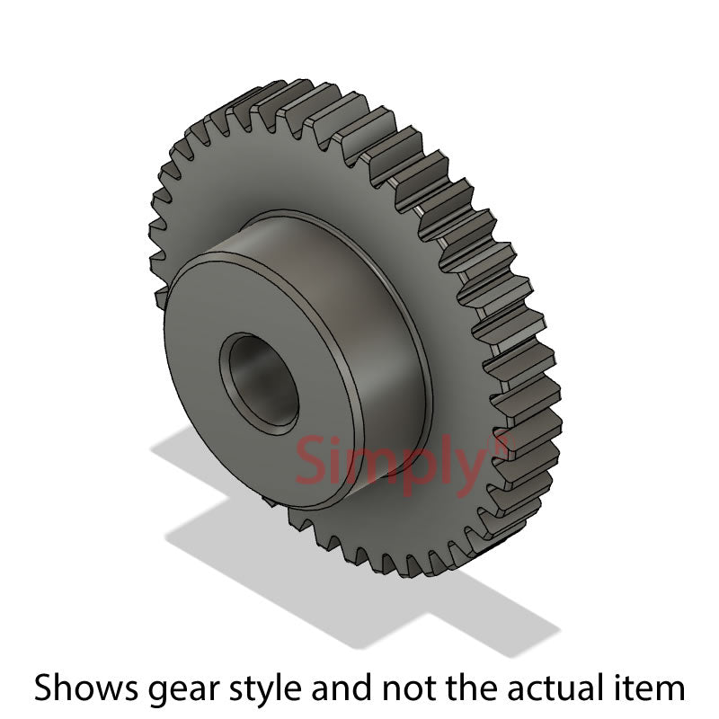 SS8DP/36B-1 Imperial EN8 Steel Spur Gear 36 Tooth 8 DP Bored 1 inch (H8)
