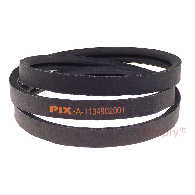 A-1134902001 Lawn and Garden Machinery 2 Ribbed Belt Fits Stiga