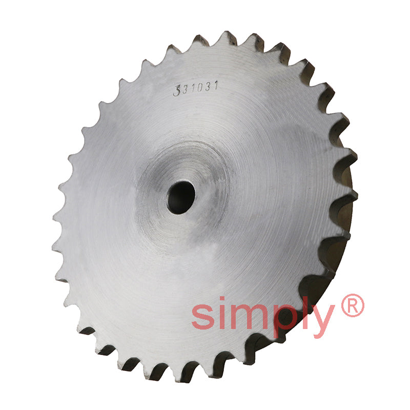 31 Tooth 10B Simplex Pilot Bore Sprocket for 5/8 inch Pitch Chain