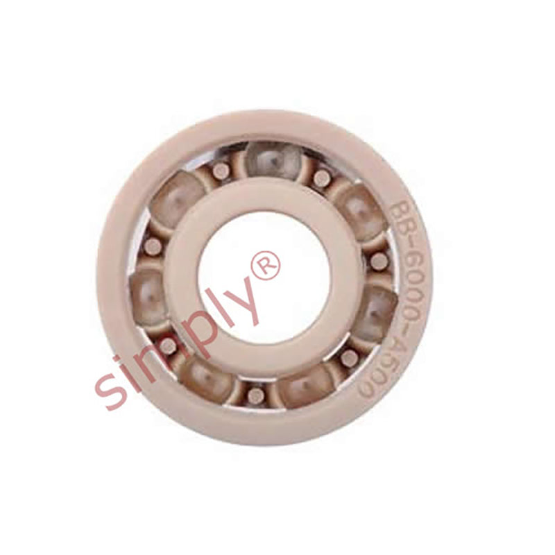 xiros xirodur BB624A50070GL Open Type Polymer Ball Bearing with PEEK Cage and Glass Balls 4x13x5mm