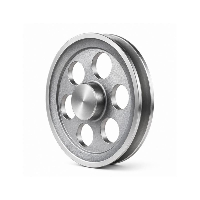 SPZ Section Un-Bored Aluminium Pulley with 1 Groove 130mm Pitch Diameter