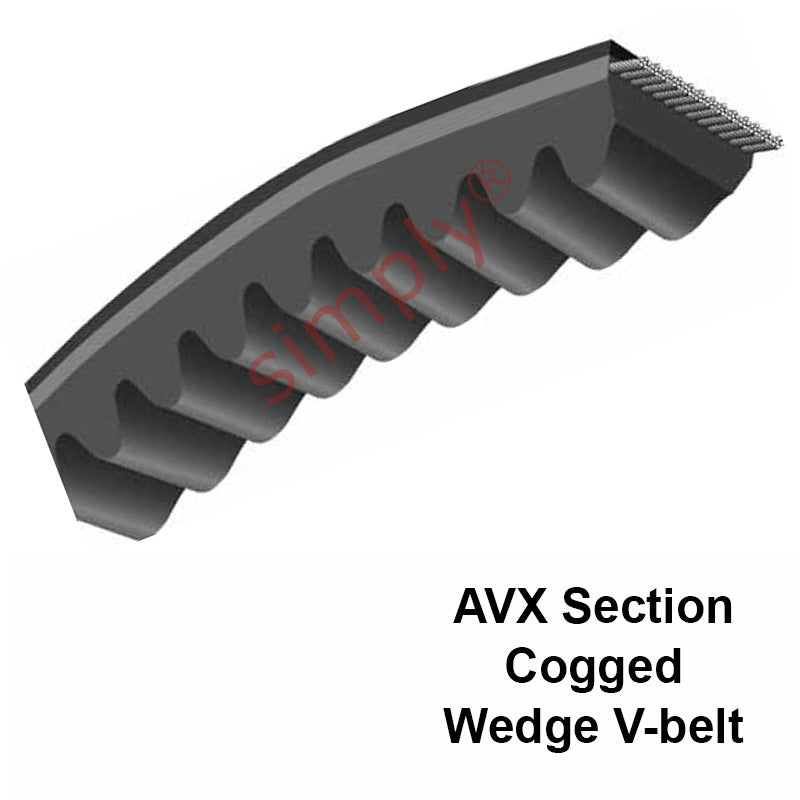 Major Brand AVX11.9x965 AVX-Section Cogged V-Belt - Allow 2-3 Days